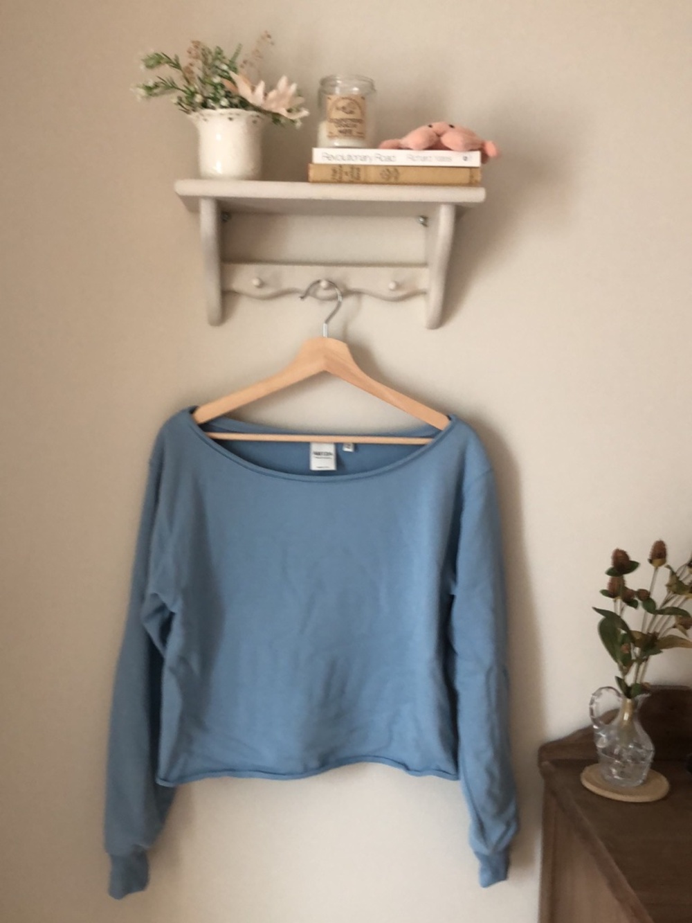 Aritzia Sweatfleece Perfect Fit Cropped Sweatshirt - 2XS